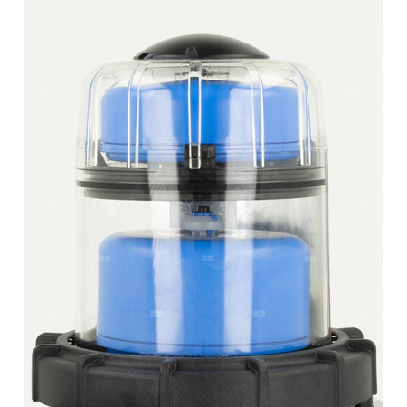 Filtr olejowy AFRISO FloCo-Top-2CM MS-5 zintegrowany z odpowietrznikiem fi 3/8'' x 3/8'' GW x GZ, z wkładem opticlean, maks. przepływ 100 l/h