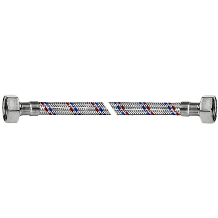 QIK Wąż elastyczny w oplocie INOX 1/2 - 1/2 35 NN DN8