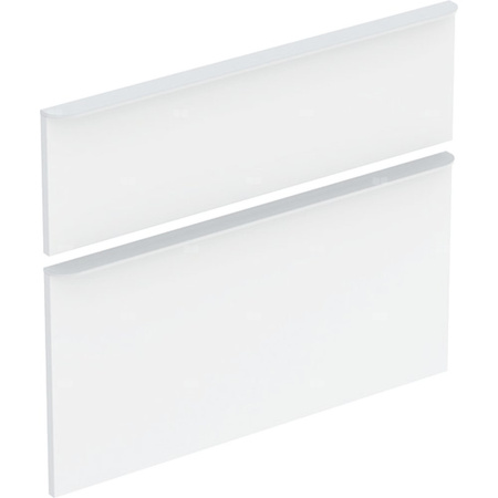 Zestaw frontów szuflad do szafki pod umywalkę GEBERIT, kol. biały wysoki połysk szer.750 mm
