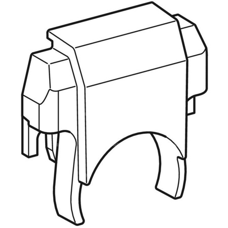 Uchwyt węża Geberit do płytek przykrywających, do baterii umywalkowych z podtynkową skrzynką funkcyjną