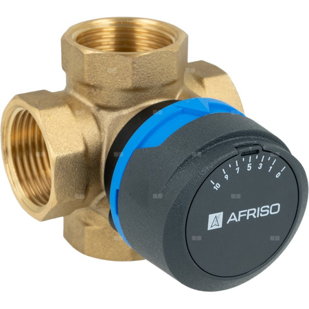 Zestaw regulacyjny ProClick: 4-drogowy obrotowy zawór mieszający ARV 484 ProClick, DN25, Rp1'', Kvs 9 m3/h + siłownik elektryczny ARM 343 ProClick