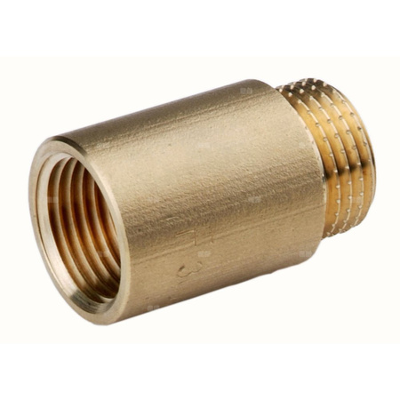 Przedłużka FERRO, mosiądz (żółta), 3/4'' (GZ x GW), 15 mm
