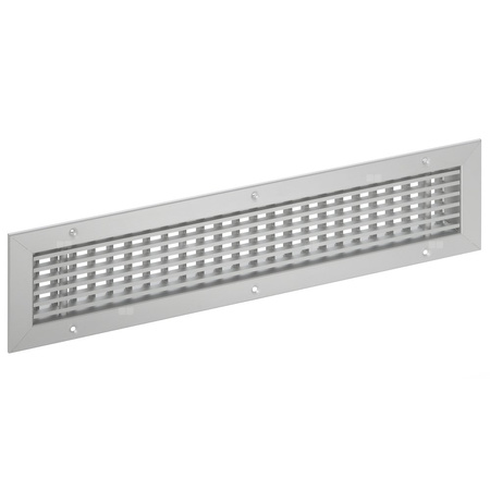 Kratka wylotu powietrza o profilu prostym - model VSI 7 montowany w ścianie