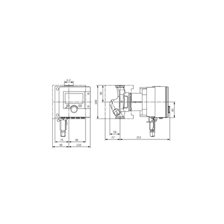 Pompa obiegowa WILO Stratos MAXO-Z 30/0,5-8 PN10 1 x 230 V 50/60 Hz, PN 10/10bar