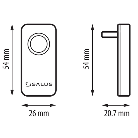 Salus wzmacniacz sygnału sieci ZigBee SALUS RE10RF (akcesorium)