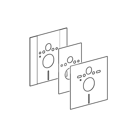 Zestaw do izolacji akustycznej Geberit