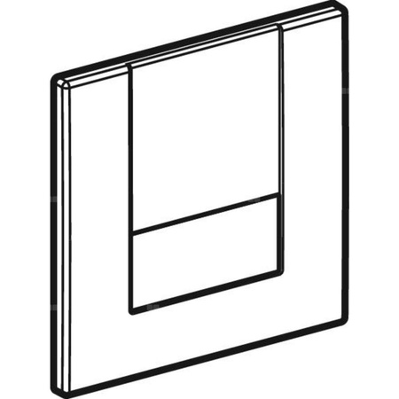 Płytka przykrywająca Geberit Tango: Chrom matowy