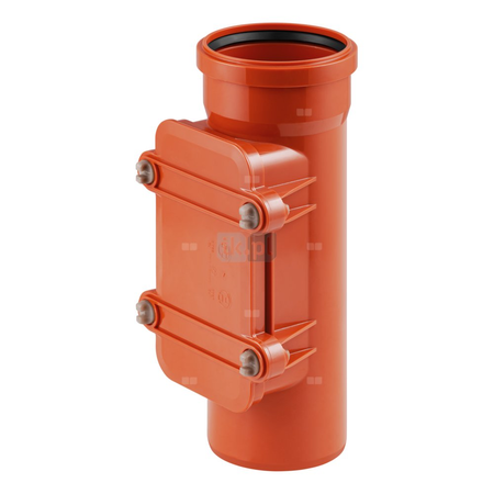 Wyczystka MAGNAPLAST KGRE z pokrywą ze śrubami kominowa fi 160 długość 332 mm