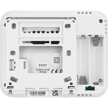 Temostat pokojowy dwużyłowe SALUS RT520, kolor beżowy 230 V z wyświetlaczem