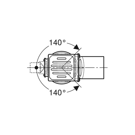 Klucz Geberit do zamykanej kratki, 13 x 13 cm