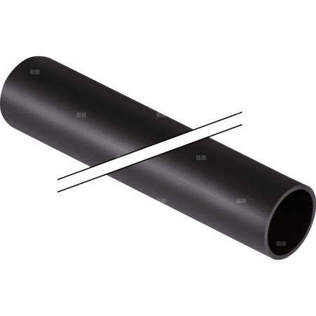 Przedłużka kolana spłukującego Geberit: d=45mm, di=40mm, Czarny