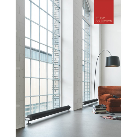 Grzejnik żeberkowy ZEHNDER Flow Form 190 x 1500 mm, kolor chrom, moc 513 W