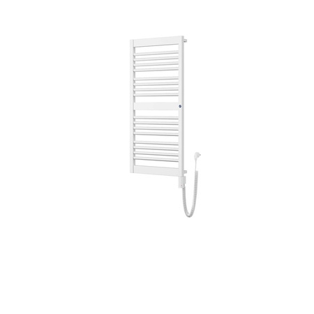Grzejnik elektryczny (suszarka) INSTAL-PROJEKT Frame Electro, wym. 1580 (1685 z grzałką)/400 mm, kolor biały połysk,  moc 600 W