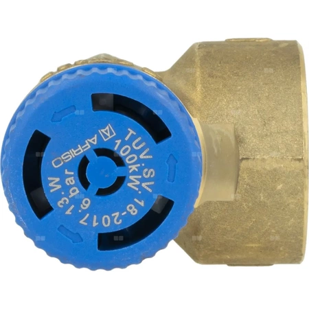 Zawór bezpieczeństwa AFRISO MSW sprężynowy mosiądz 6 bar GW x GW 3/4'' x 1''
