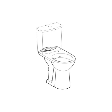 Deska sedesowa Geberit Selnova Comfort bez barier, antybakteryjna, mocowanie od góry: Wolne opadanie=Nie, Zawiasy wypinane=Nie, Mocowanie=Od góry, Biały