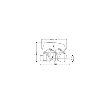 Zawór zwrotny KESSEL Staufix FKA Komfort DN 100 ev016084