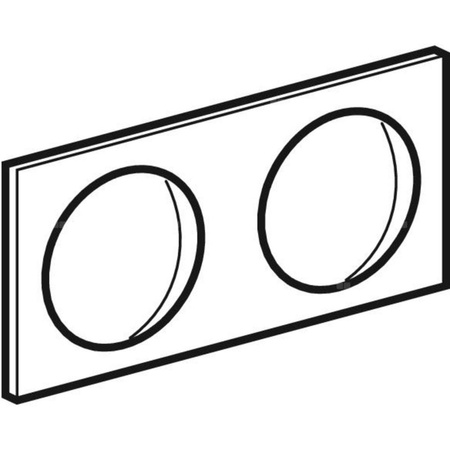 Zestaw odbojników samoprzylepnych Geberit, do szafki pod umywalkę (2 szt.)