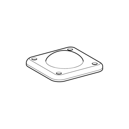 Zestaw adaptacyjny Geberit do zaworu spustowego, pneumatyczny, spłukiwanie jednoilościowe