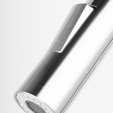 Bateria zlewozmywakowa FERRO ZUMBA SLIM 2F, kolor chrom, srebrna elastyczna wylewka 2f