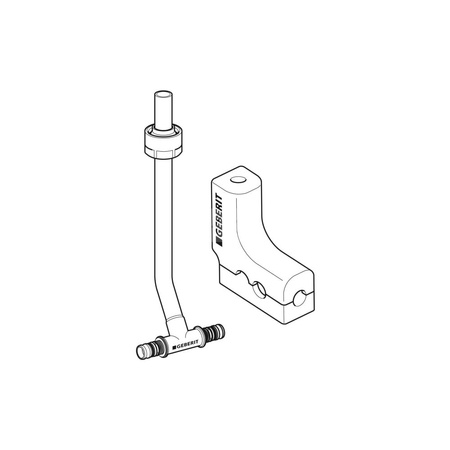 Osłona izolacyjna Geberit MeplaTherm do przyłączy kątowych i trójnikowych