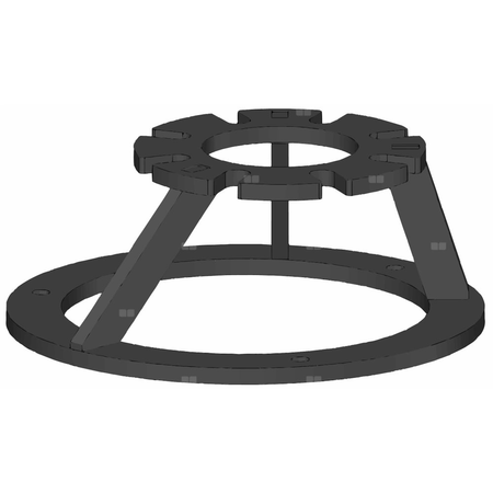 Stopa podporowa stal, przył. DN 65 dł.450mm szer.450mm WILO