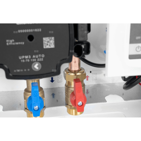 Grupa pompowa AFRISO PrimoBox AHB 620 GZ x GW 3/4'' x 3/4'', z izolacją, z pompą obiegową 2x Grunfos UPM3 Auto