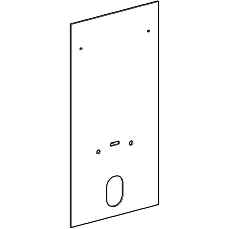 Okładzina przednia do modułu sanitarnego Geberit Monolith do bidetu, 101 cm: Piaskowy szary / Szkło