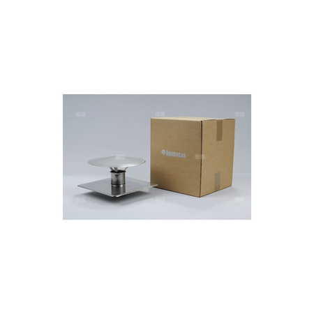 Końcówka pionowa wylotu spalin FI60 ze stali nierdzewnej