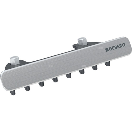 Pokrywa odpływu Geberit z wkładem grzebieniowym, do umywalki, krótka: Chrom szczotkowany