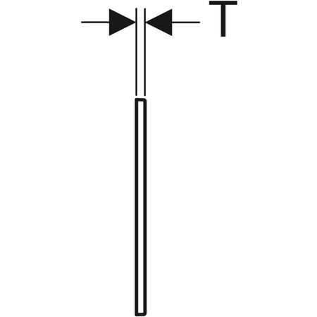 Ramka ozdobna przycisku Geberit Omega60, chrom bł.