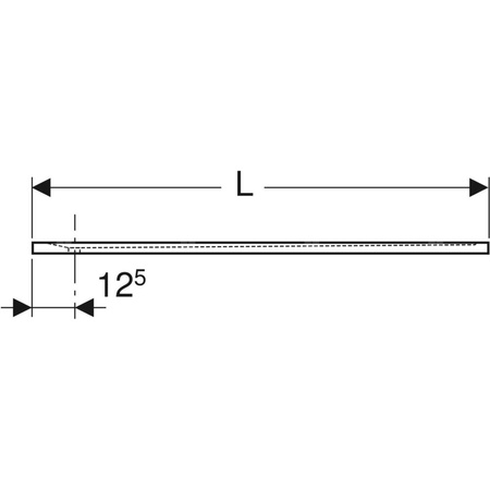 Brodzik prostokątny Geberit Sestra: 120x80x4cm, Biały / Struktura łupka