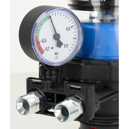 Filtr olejowy AFRISO FloCo-Top-2CM Optimum MC-18 zintegrowany z odpowietrznikiem fi 3/8'' x 3/8'' GW x GZ, z wkładem opticlean, maks. przepływ 100 l/h