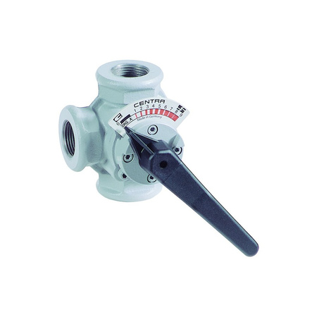 Zawór 3-drogowy mieszający, gwintowany, przelot prosty, DN 15, PN6, kv=2,5 m³/h