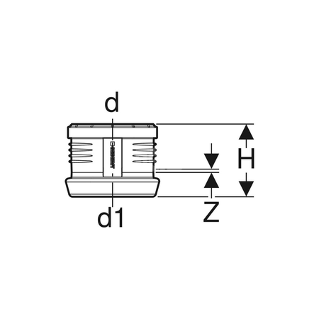 Uszczelka Geberit Silent-PP wargowa EPDM d90