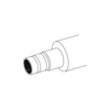 Rura PE-Xc/AL/PE-RT II TECE flex 20 mm x 3.45 mm kolor biały izolacja: PE 6 mm, izolacja kolor czerwony - kręgi 75 m wielowarstwowa gładka