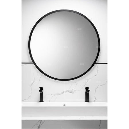 Bateria umywalkowa stojąca KFA Armatura LOGON click clack, czarny, montaż blat / otwór na baterię