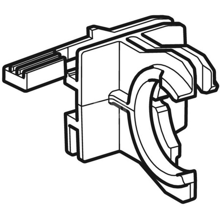 Klips montażowy do zaworu napełniającego Geberit Typ 380 do spłuczki podtynkowej Geberit Sigma 8cm(2016)