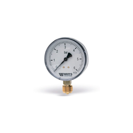 Manometr radialny G1/4 F+R201 - manometr, przyłacze dolne 1/4'', tarcza 50 mm, 0-4 bar