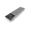Grzejnik konwektorowy ZEHNDER Terraline, wym. 90 x 800 mm, kolor aluminiowy naturalny, moc 208 W