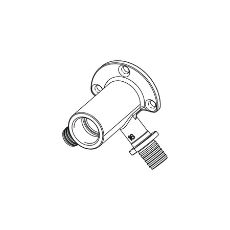 Kolano naścienne TECE flex, 16 mm x 1/2'' (zz x GW)