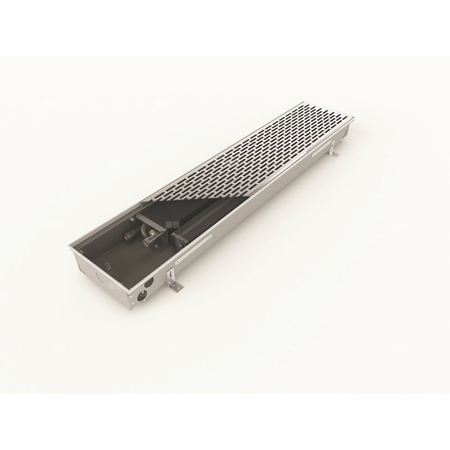 Grzejnik konwektorowy ZEHNDER Terraline Neo, wym. 140 x 3200 mm, kolor aluminiowy naturalny, moc 3809 W