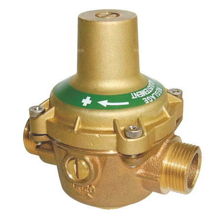 Zawór redukcyjny gwintowany zew. zakres regulacji ciśnienia za zaworem: 1,0 do 5,5 bar typ 11 3/4"