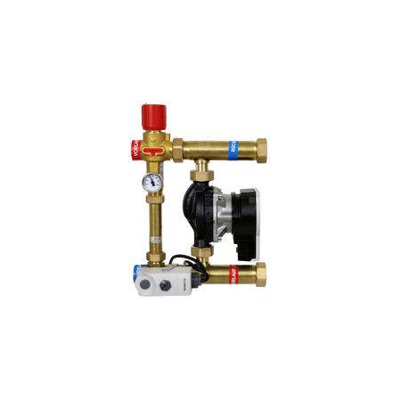 Mieszaczowa grupa pompowa do 15KW, możliwy montaż prawo i lewnostronnie, rozstaw 210(212)mm 1" ISOTHERM 30-50 YonPARA/6