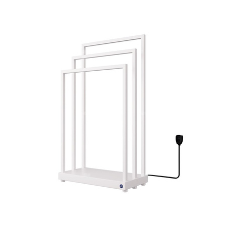 Grzejnik elektryczny (suszarka) INSTAL-PROJEKT Mobilo Electro 2, wym. 900/500 mm, kolor biały mat,  moc 105 W