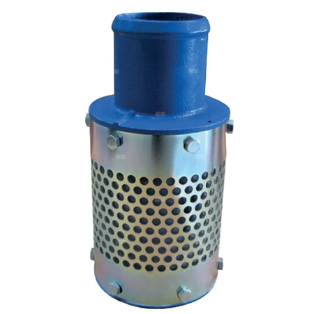 Kosz ssawny z nyplem na wąż, zamknięcie membranowe, typ 317, Pnom 0,6 MPa, DN 60