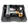 Grupa pompowa AFRISO PrimoTherm K 180-2 DN 25 AP 3-WM-SM GZ x GW 1 1/2'' x 1'', z zaworem mieszającym, z izolacją, z pompą obiegową AFRISO APH 361 25-7/180 mm, z siłownikiem arm 343 proclick