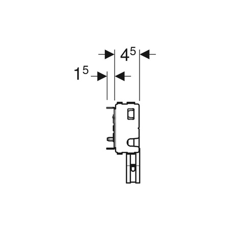 Zestaw nakrętek kołnierzowych Geberit (2 szt.)