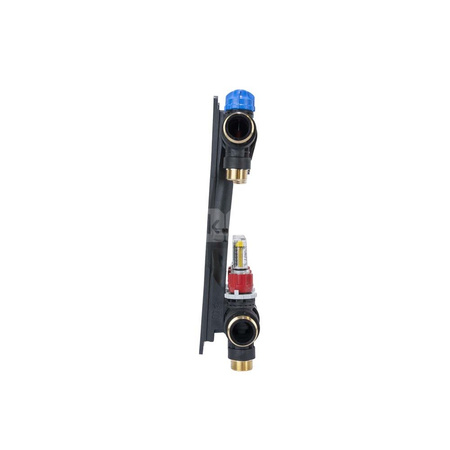 Rozdzielacz do ogrzewania podłogowego AFRISO ProCalida EF1 K 9-obieg. poliamid GZ 1'' x euroconus 3/4'' + przepływomierz + zawór napełn/spust