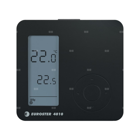 Regulator temperatury Euroster E4010, kolor czarny