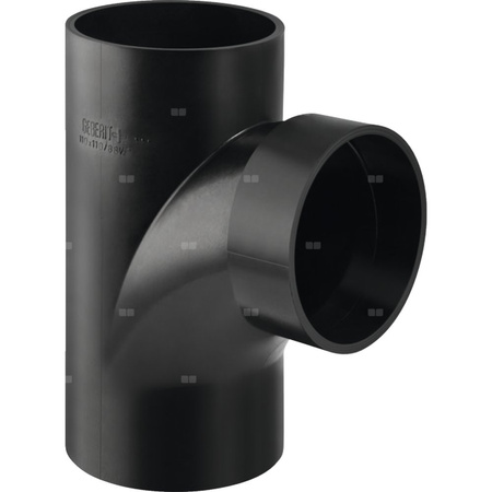 Trójnik GEBERIT HDPE, łagodny 88.5' PE 110 mm (króciec z tworzywa sztucznego do spawania/zgrzewaniania x króciec z tworzywa sztucznego do spawania/zgrzewaniania x króciec z tworzywa sztucznego do spawania/zgrzewaniania)